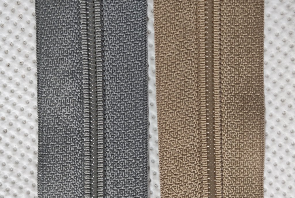 optilon S80 spiraalrits in beige en grijs, Ophalen, Nieuw, Rits of Sluiting