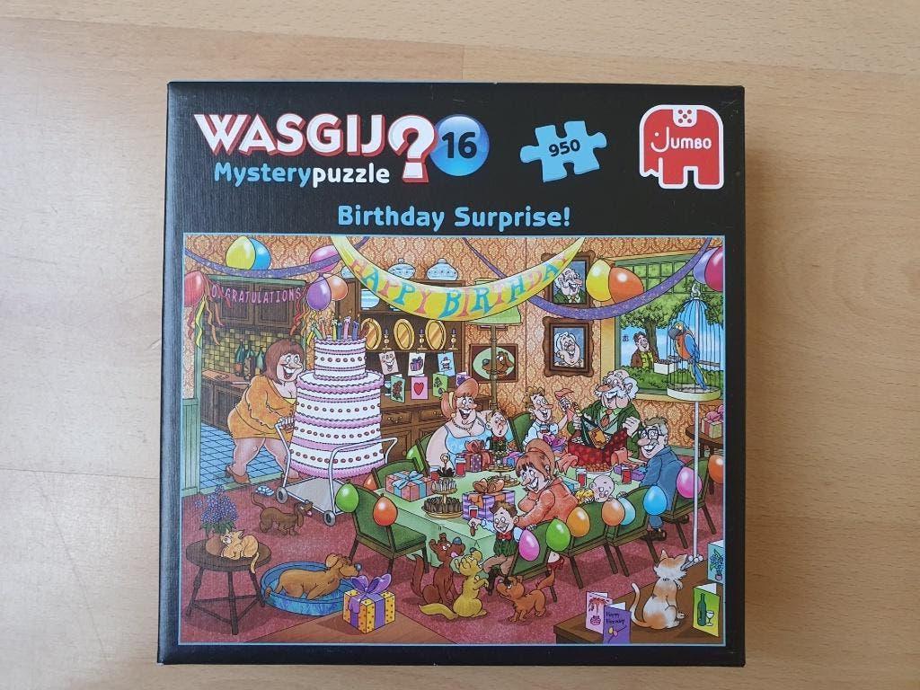 6 stuks Wasgij?puzzels, Ophalen of Verzenden, Minder dan 500 stukjes, Zo goed als nieuw, Legpuzzel