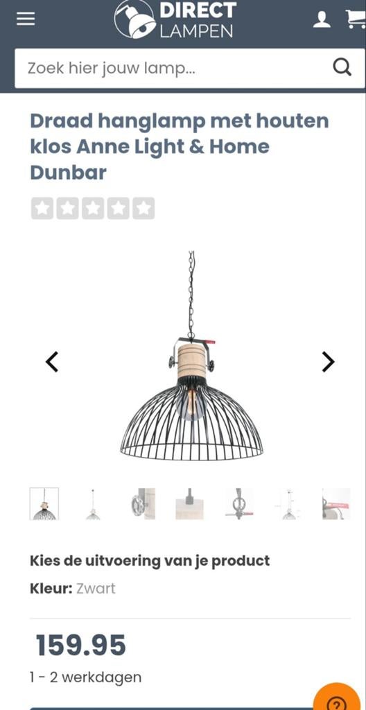 18x Nieuwe Hanglampen Industrieel als partij te koop, Diversen, Rommelmarktspullen, Ophalen of Verzenden