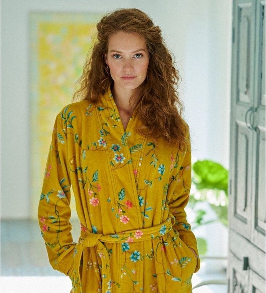 Pip Studio  Les Fleurs Badjas geel L, Geel, Overige typen, Nieuw, Pip Studio