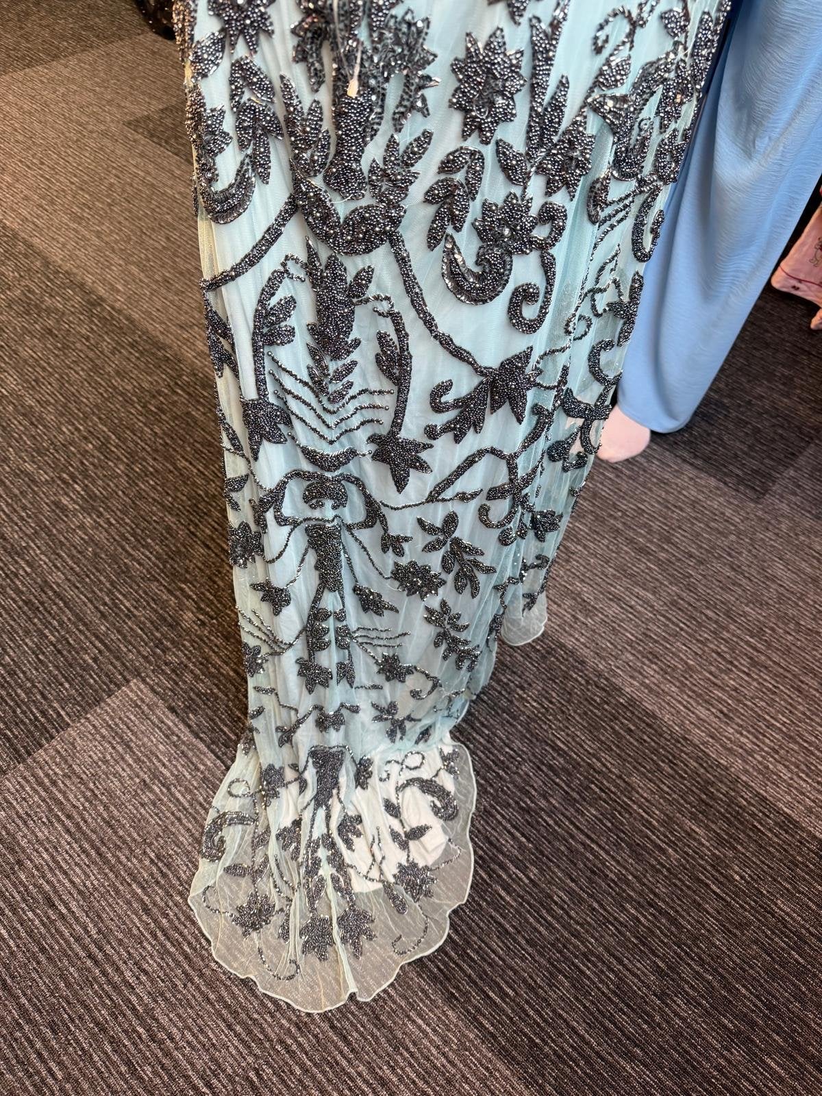 Elegante Zwarte jurk 36/40en baby blauw maat 36/40, Kleding | Dames, Jurken, Zwart, Ophalen of Verzenden, Zo goed als nieuw, Maat 36 (S)