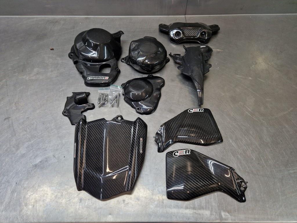 Carbon2Race Carbon kappenset Yamaha MT 09, Ophalen of Verzenden, Gebruikt