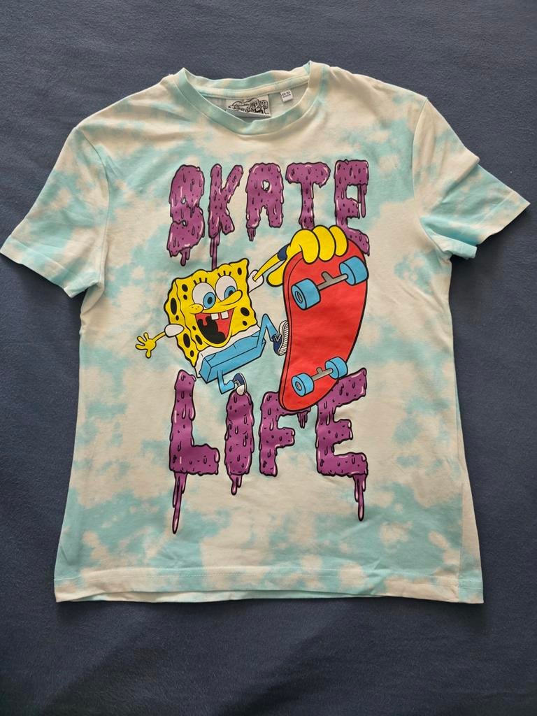 Spongebob Skate Life T-shirt - Zo goed als nieuw, Jongen of Meisje, Ophalen of Verzenden, Zo goed als nieuw, Nickelodeon