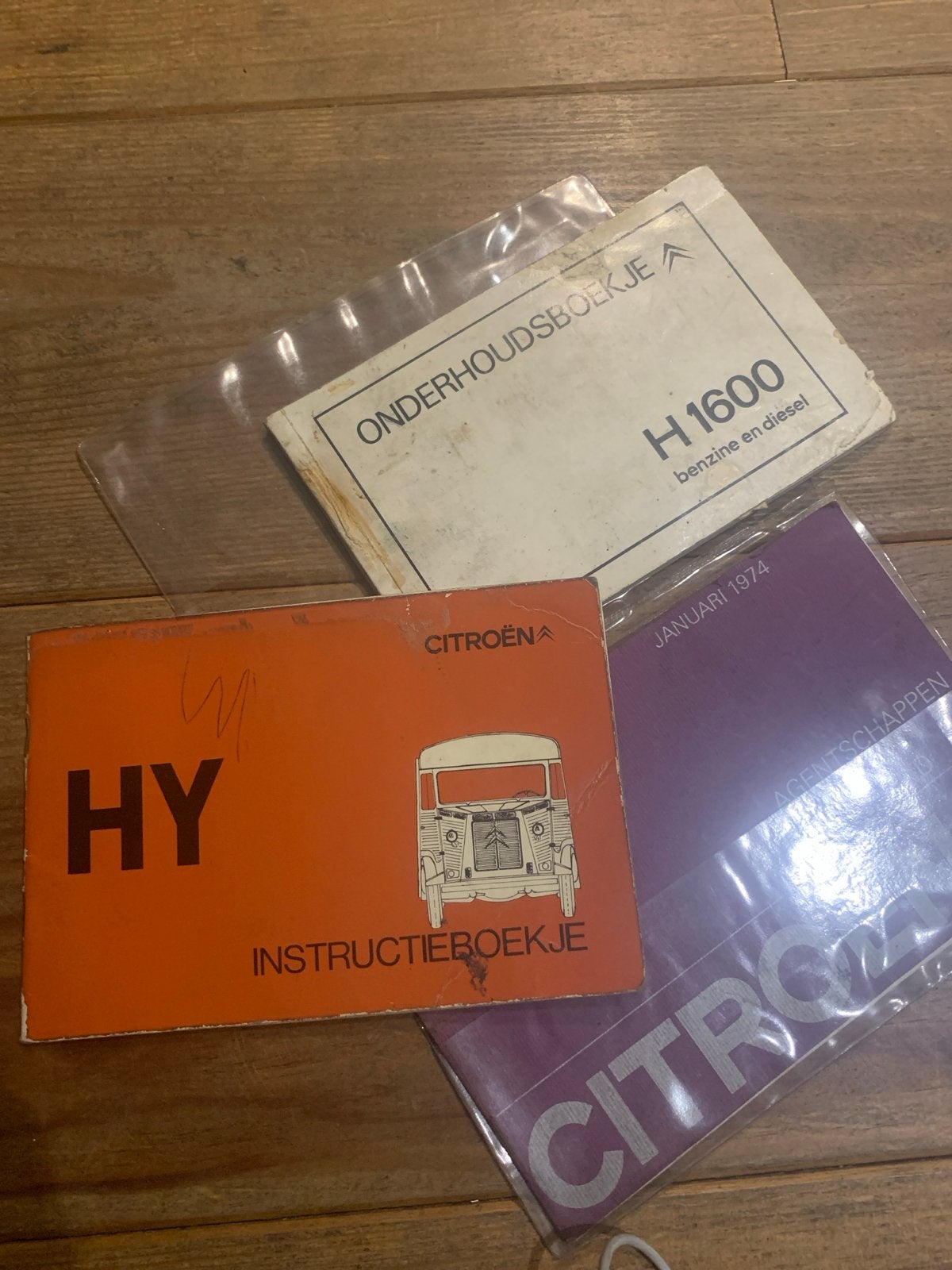 Citroën HY Instructieboekje en Onderhoudsboekje H1600, Ophalen of Verzenden