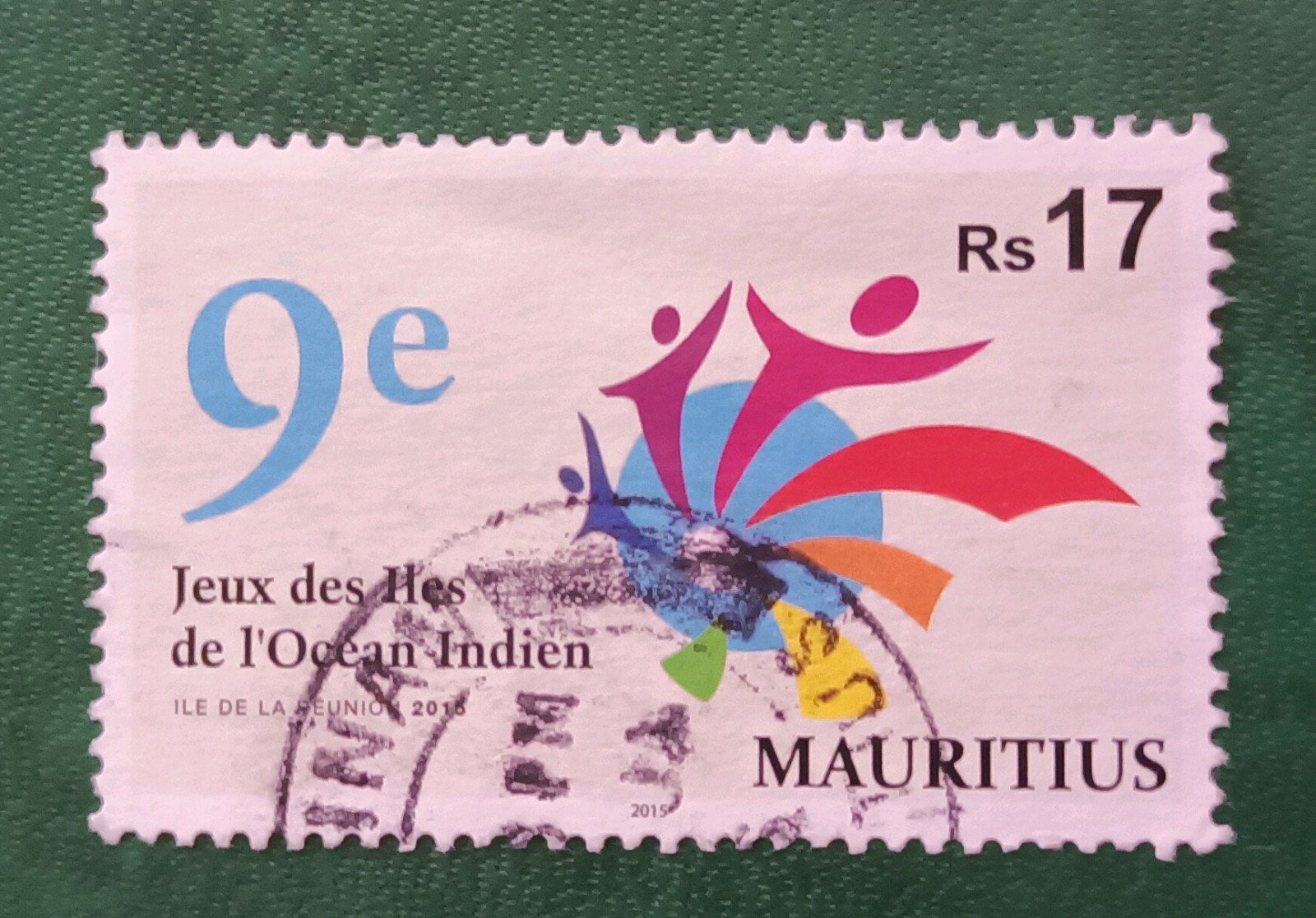 Mauritius 2015 pz Indian ocean games, Verzenden, Overige landen, Gestempeld