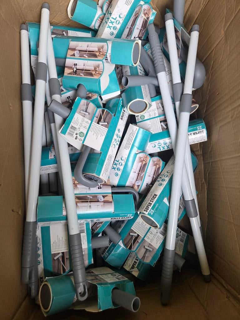 Partij van 20 XXL Super Stick pluizenrollers, Huis en Inrichting, Schoonmaakartikelen, Ophalen of Verzenden