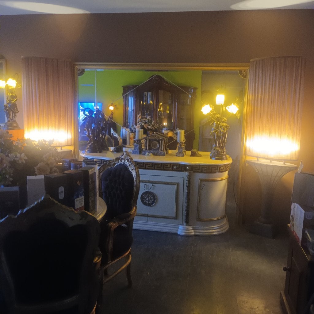 2 vintage lampen zeer apart een sieraad in huis, Huis en Inrichting, Lampen | Hanglampen, Ophalen, Gebruikt, Vintage, Stof