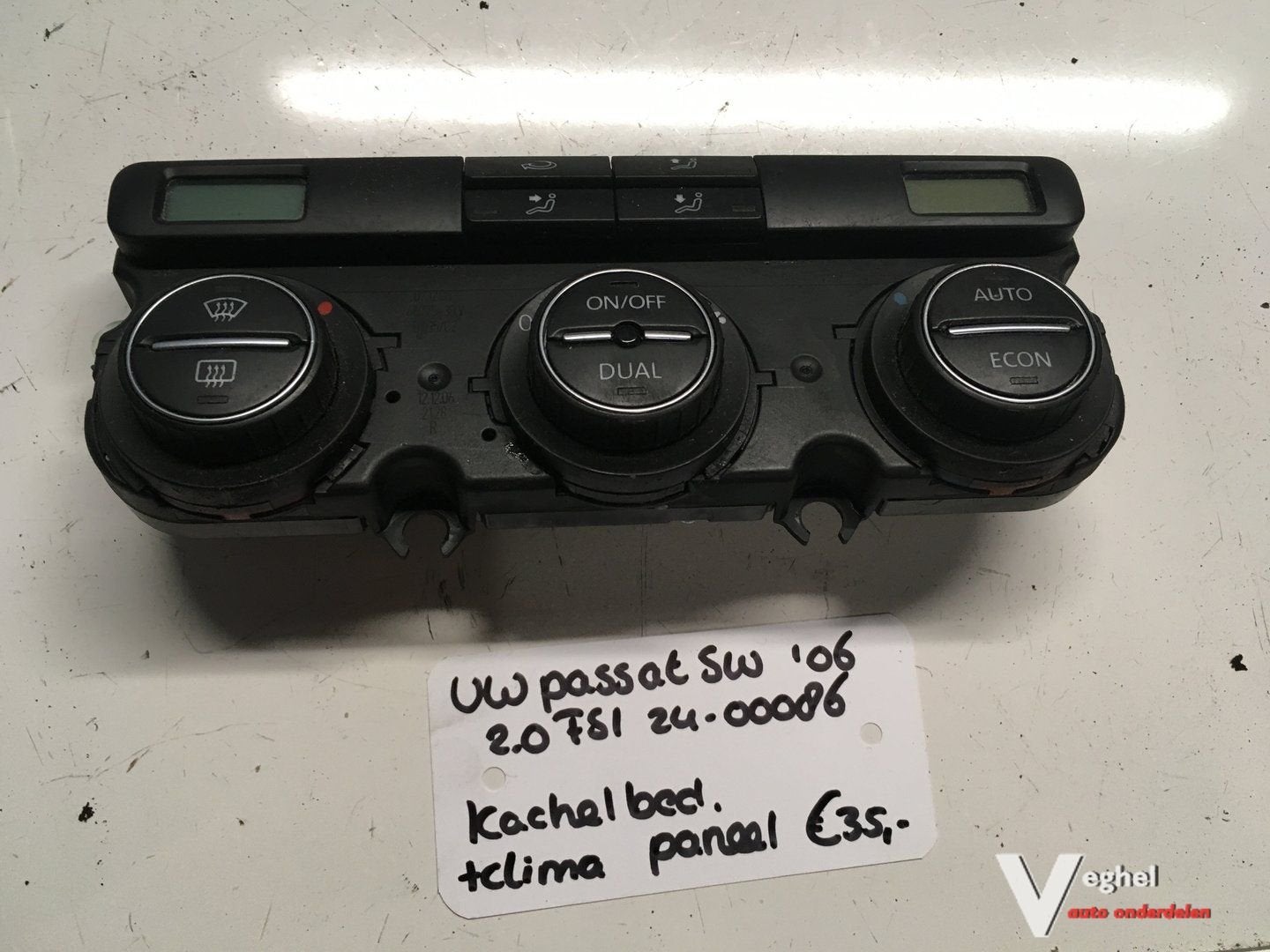 Vw Passat 2.0 fsi SW 2006 2400086  Kachelbedieningspaneel cl, Gebruikt, -, -, Ophalen of Verzenden