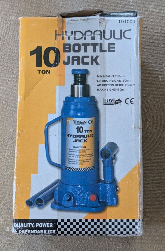 Potkrik 10 ton, Ophalen, Zo goed als nieuw, Hydraulisch, Potkrik