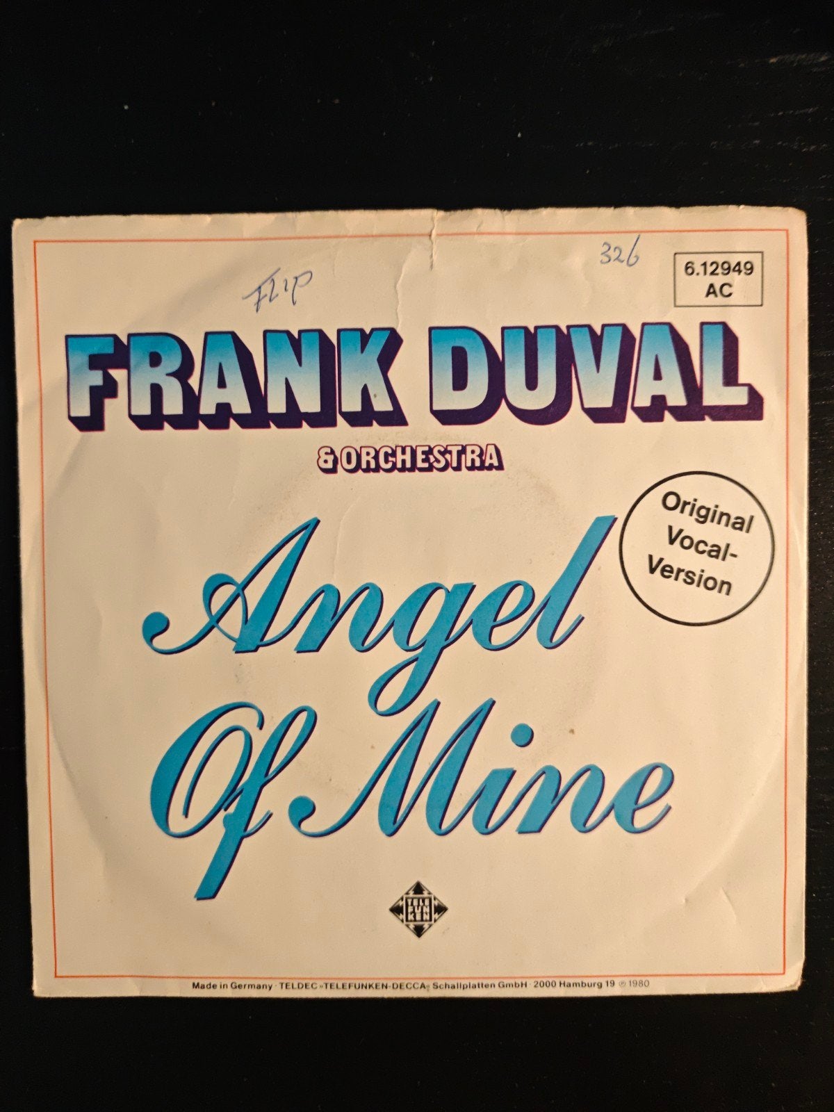 Frank Duval. angel of mine, Ophalen of Verzenden, Zo goed als nieuw, Pop
