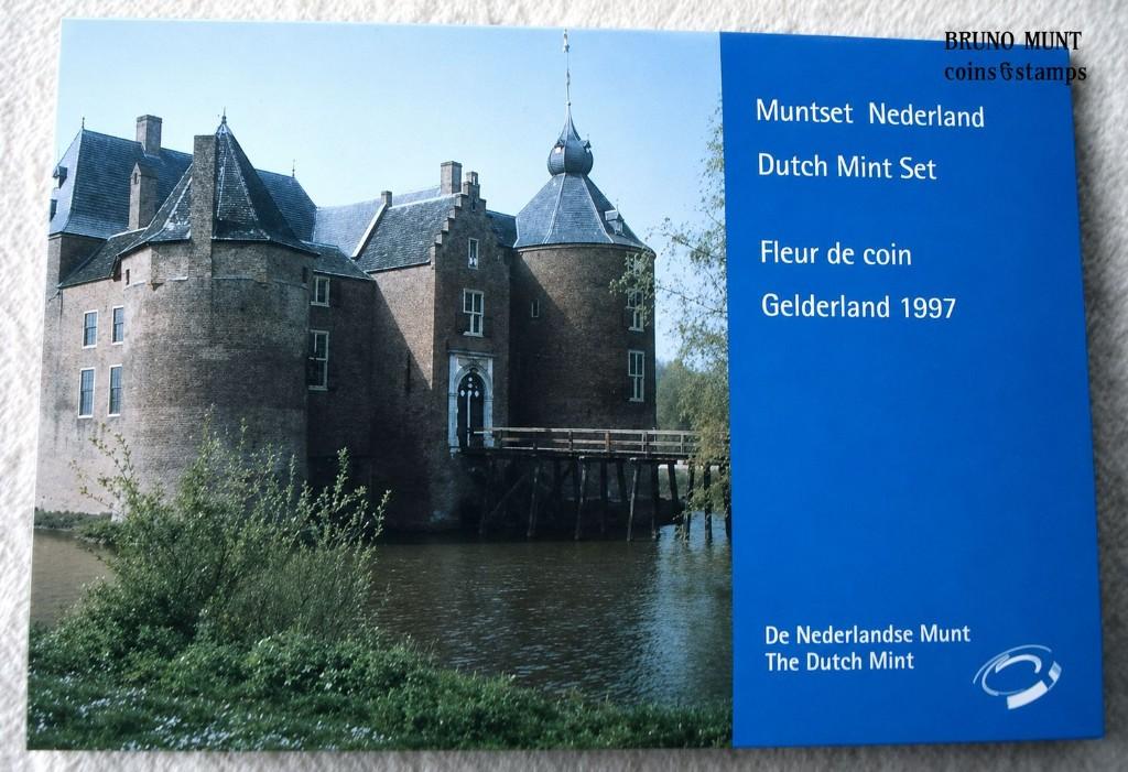 FDC Muntset 1997 Gelderland, Postzegels en Munten, Munten | Nederland, Verzenden, Koningin Beatrix, Overige waardes, Setje
