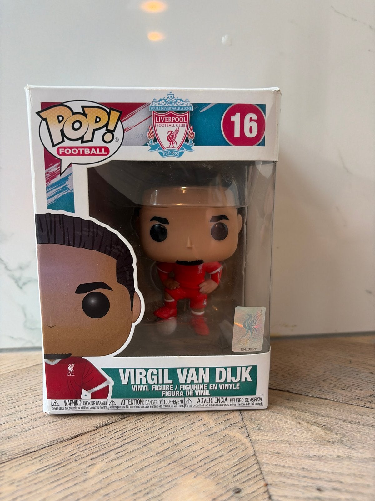Funko Pop! Virgil van Dijk Liverpool Football Figuur, Ophalen of Verzenden, Nieuw