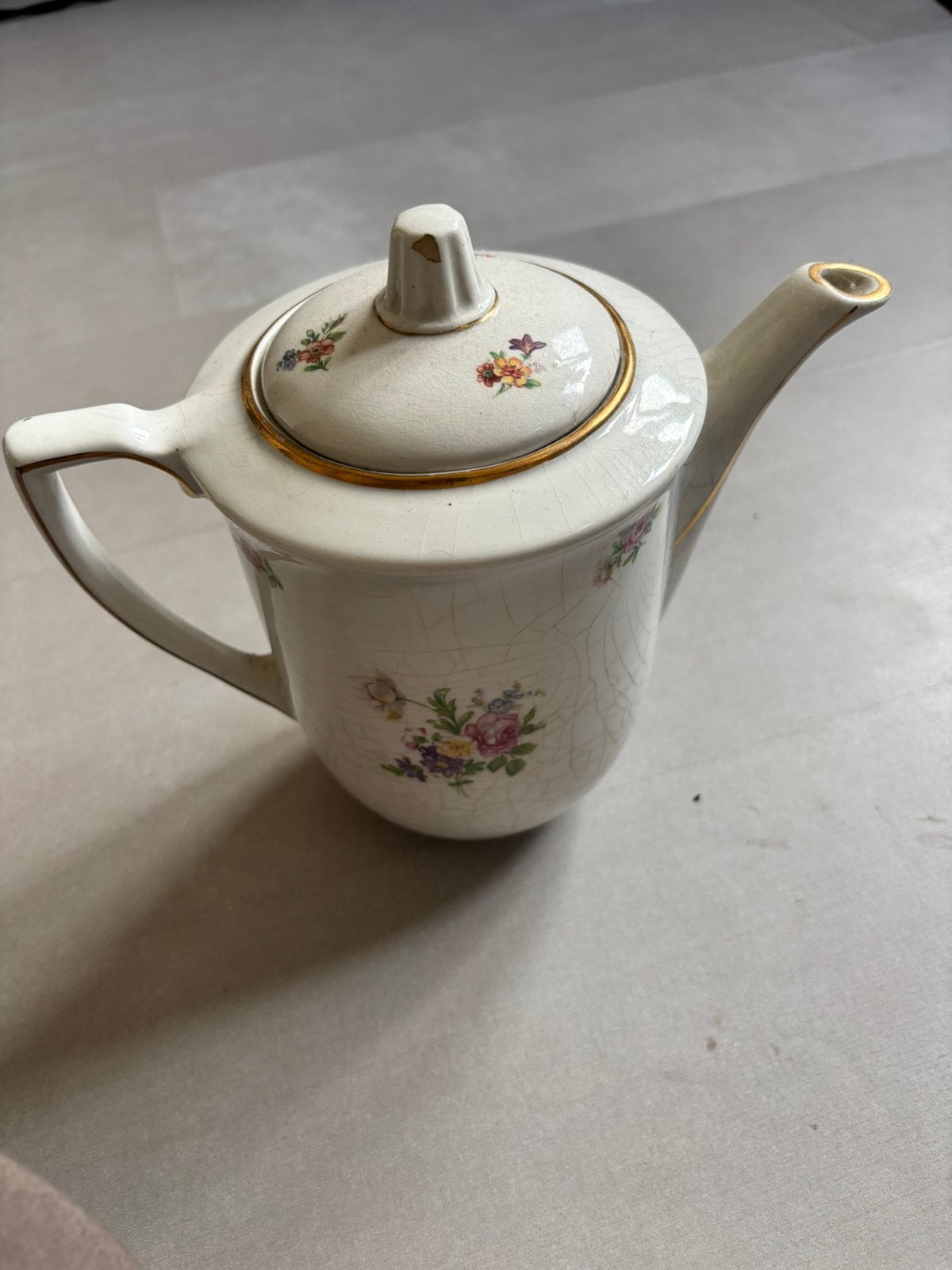 Franse aardenwerken theepot, Ophalen of Verzenden