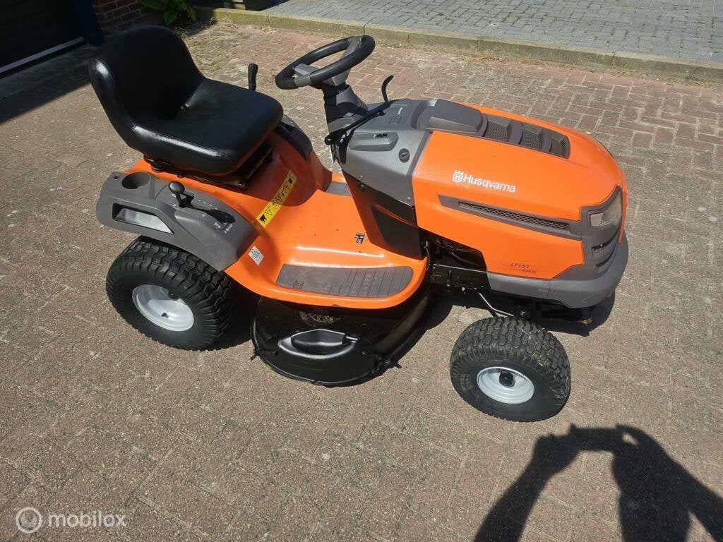 Zitmaaier  husqvarna  zijlosser  mulch 15  pk kohler, Ophalen, Zo goed als nieuw, Elektrische starter