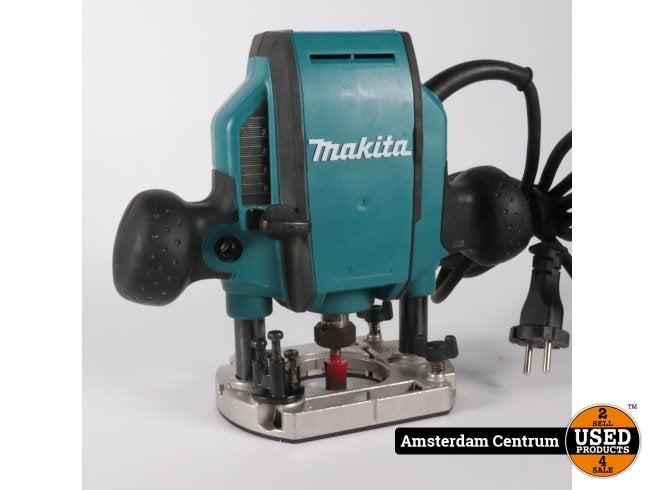 Makita Bovenfrees - Nette Staat, Makita, Gebruikt, Support@makita.com, Makita Corporation, 3-11-8, Sumiyoshi-cho, 
Anjo, Aichi 446-8502
Japan