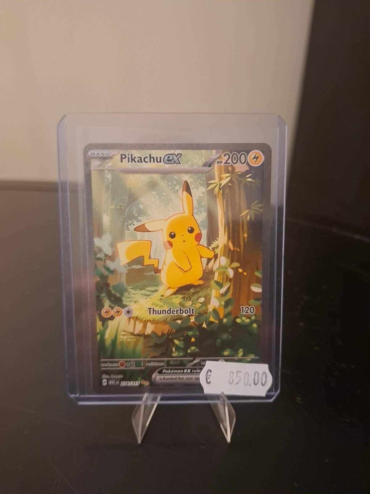 Pikachu EX 276/217 Ascended Heroes NM Pokémon Kaart