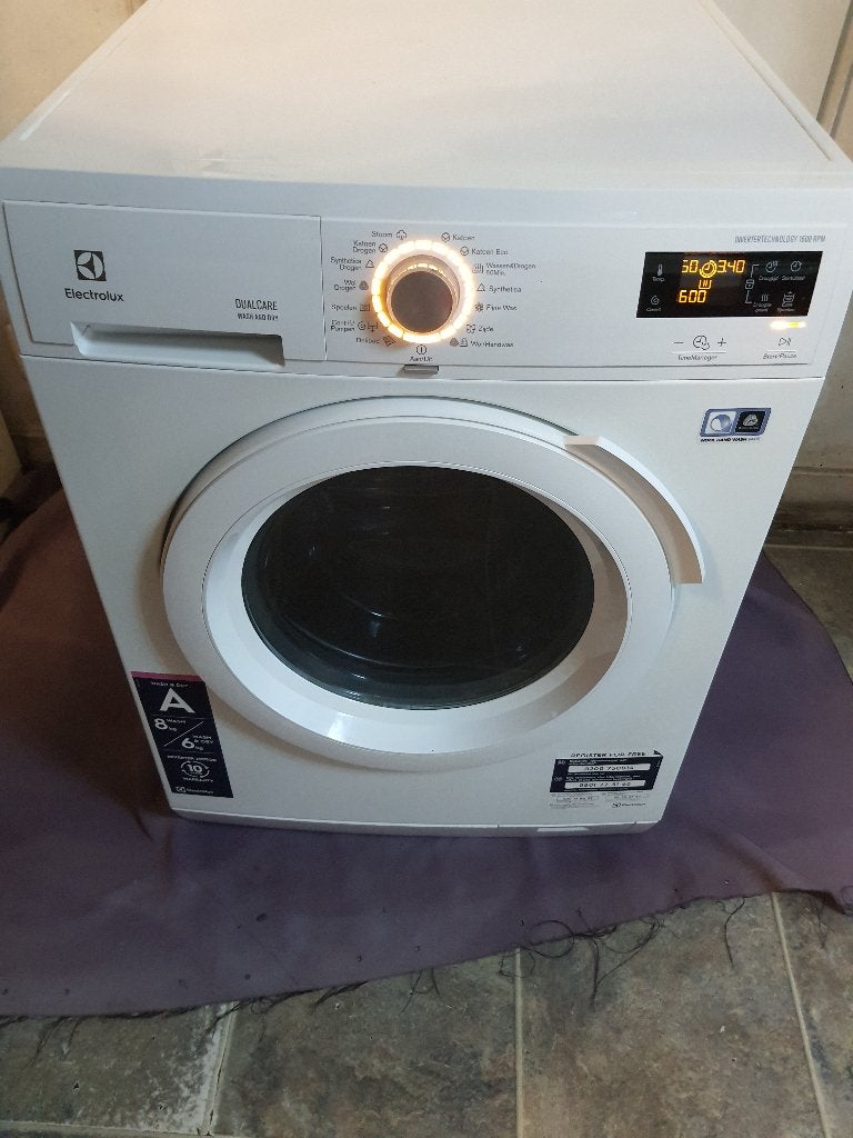Electrolux was-droog CombiWasmachine 1600RPM 7KG werkt super, Ophalen, 6 tot 8 kg, Minder dan 85 cm, Energieklasse A of zuiniger