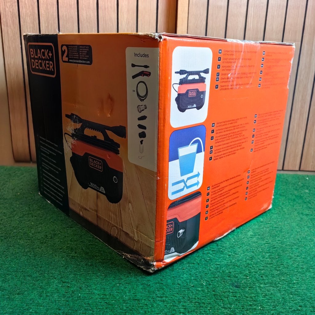 Black & Decker BEPW1300H-QS Hoge Druk Reiniger - Nieuw, Doe-het-zelf en Verbouw, Black en Decker, Nieuw, Support@blackendecker.com