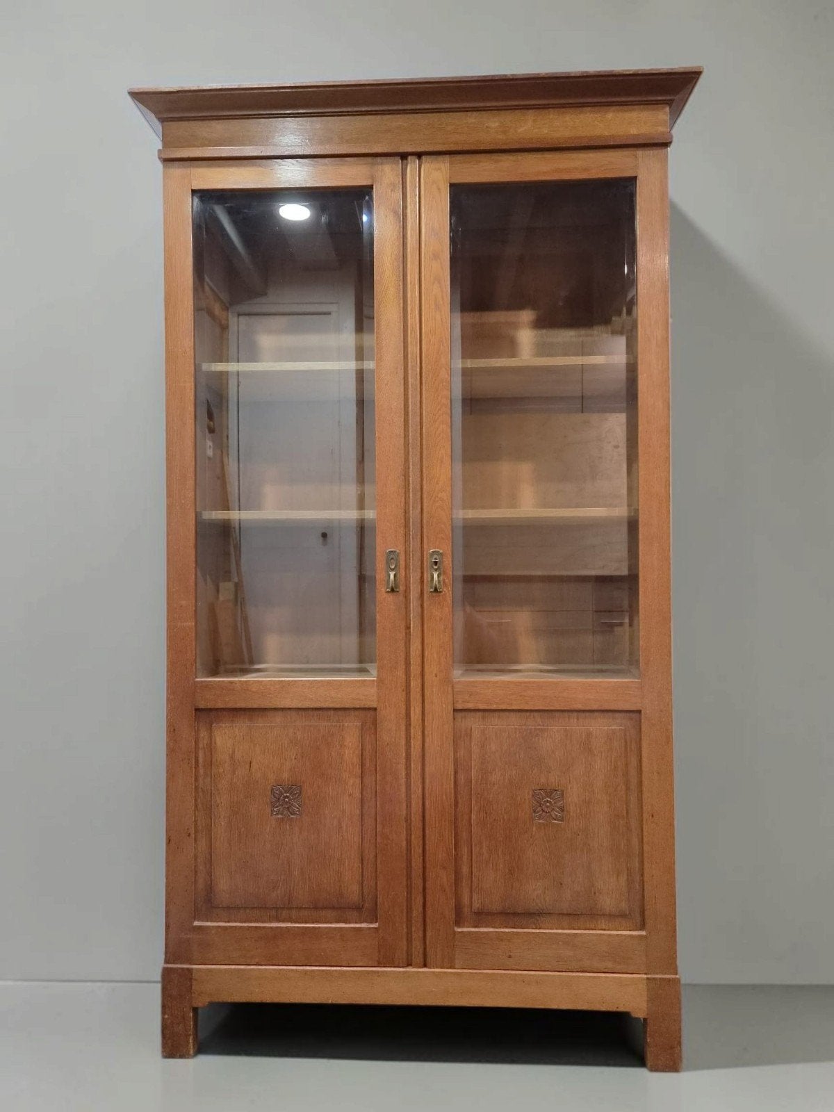 Antieke kast Art Deco Vitrinekast / Boekenkast - 1930