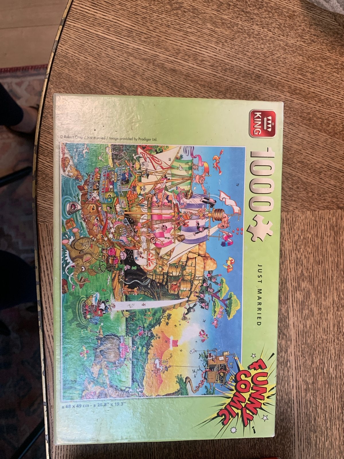 2x 1000 stukjes Funny Jigsaw Puzzels: Wacky World & Just Mar, Hobby en Vrije tijd, Denksport en Puzzels, Ophalen of Verzenden