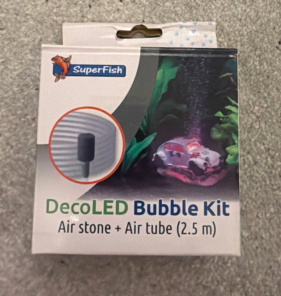Superfish DecoLED Bubble Kit Air stone + Air tube (2.5m), Dieren en Toebehoren, Ophalen of Verzenden, Nieuw, Superfish
