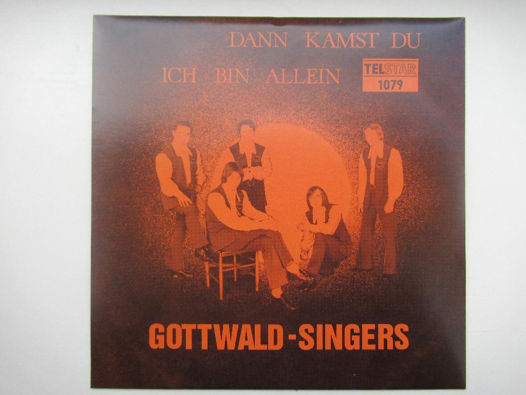 GOTTWALD - SINGERS # DANN KAMST DU /ICH BIN ALLEIN (TELSTAR), 7 inch, Ophalen of Verzenden, Levenslied of Smartlap, Fotohoes