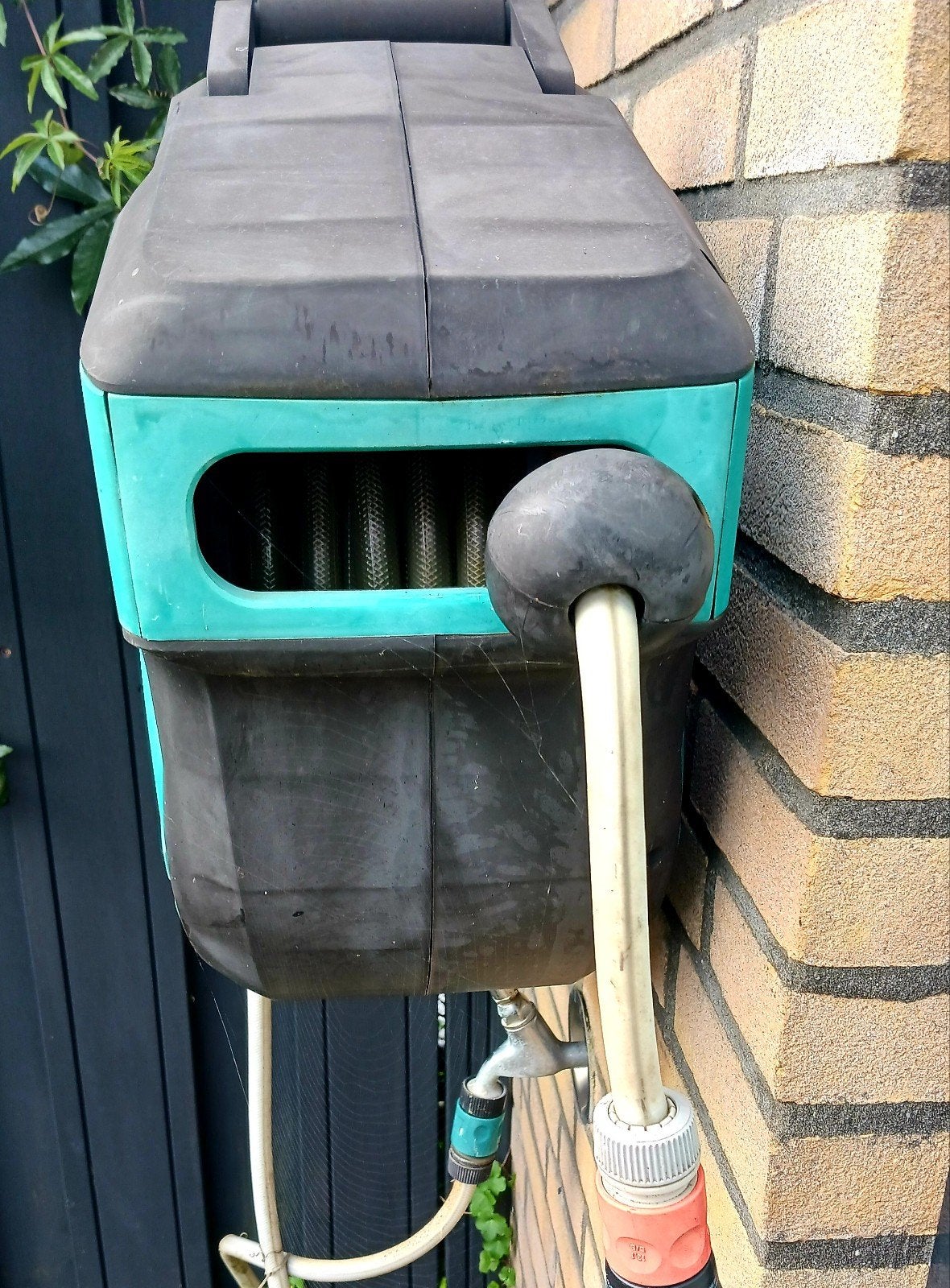 Herzberg Automatische Tuinslanghaspel HG-8026, Tuin en Terras, Ophalen, Zo goed als nieuw, Tuinslanghaspel