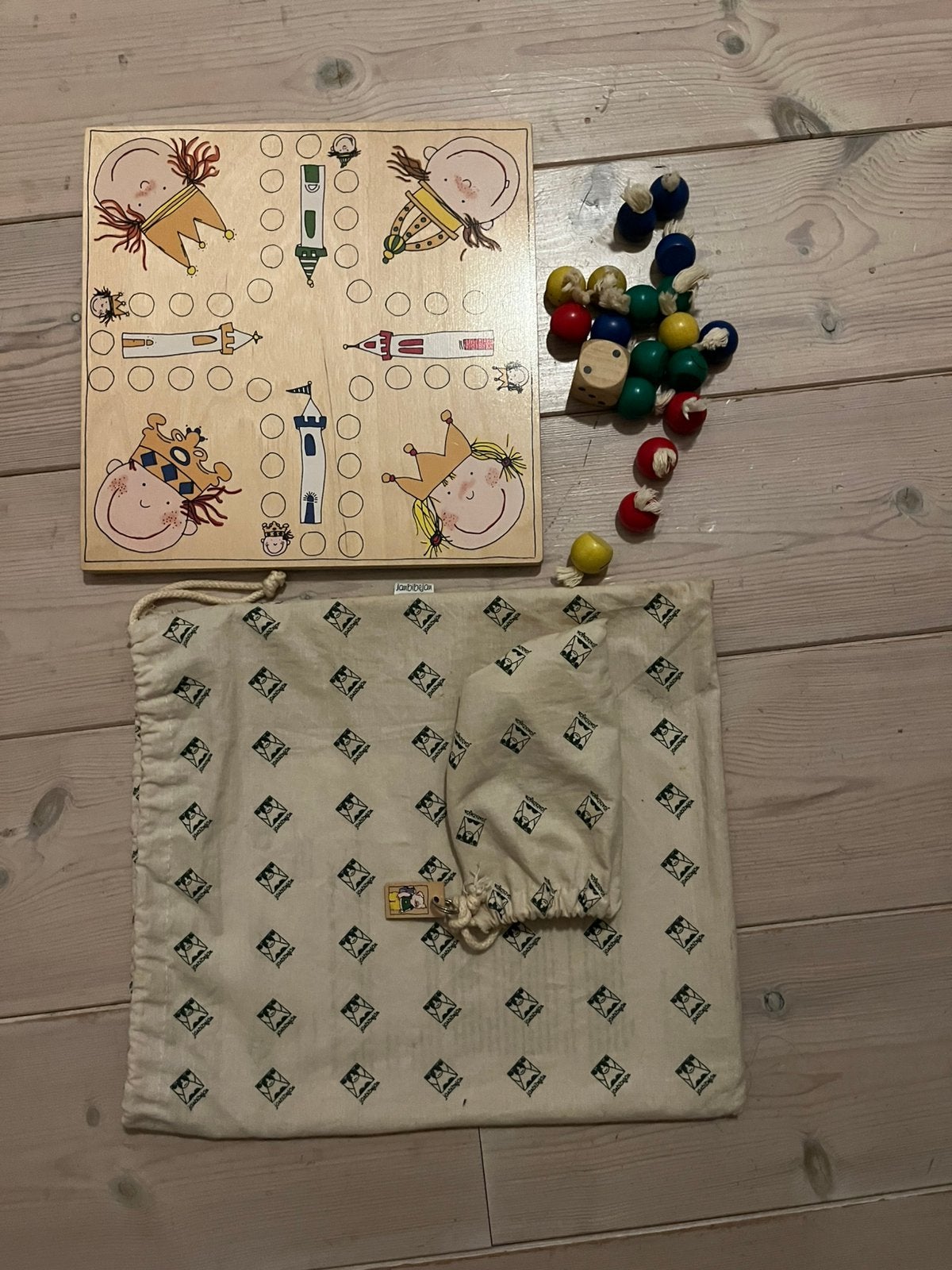 Houten bordspellen janbibijan koningsspel en beestenboel, Hobby en Vrije tijd, Ophalen, Zo goed als nieuw