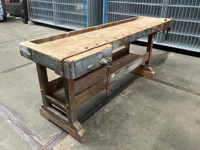 Timmermans werkbank werktafel antiek authentiek origineel, Doe-het-zelf en Verbouw, Ophalen, Gebruikt, 250 mm of meer, VNH Nuland B.V.