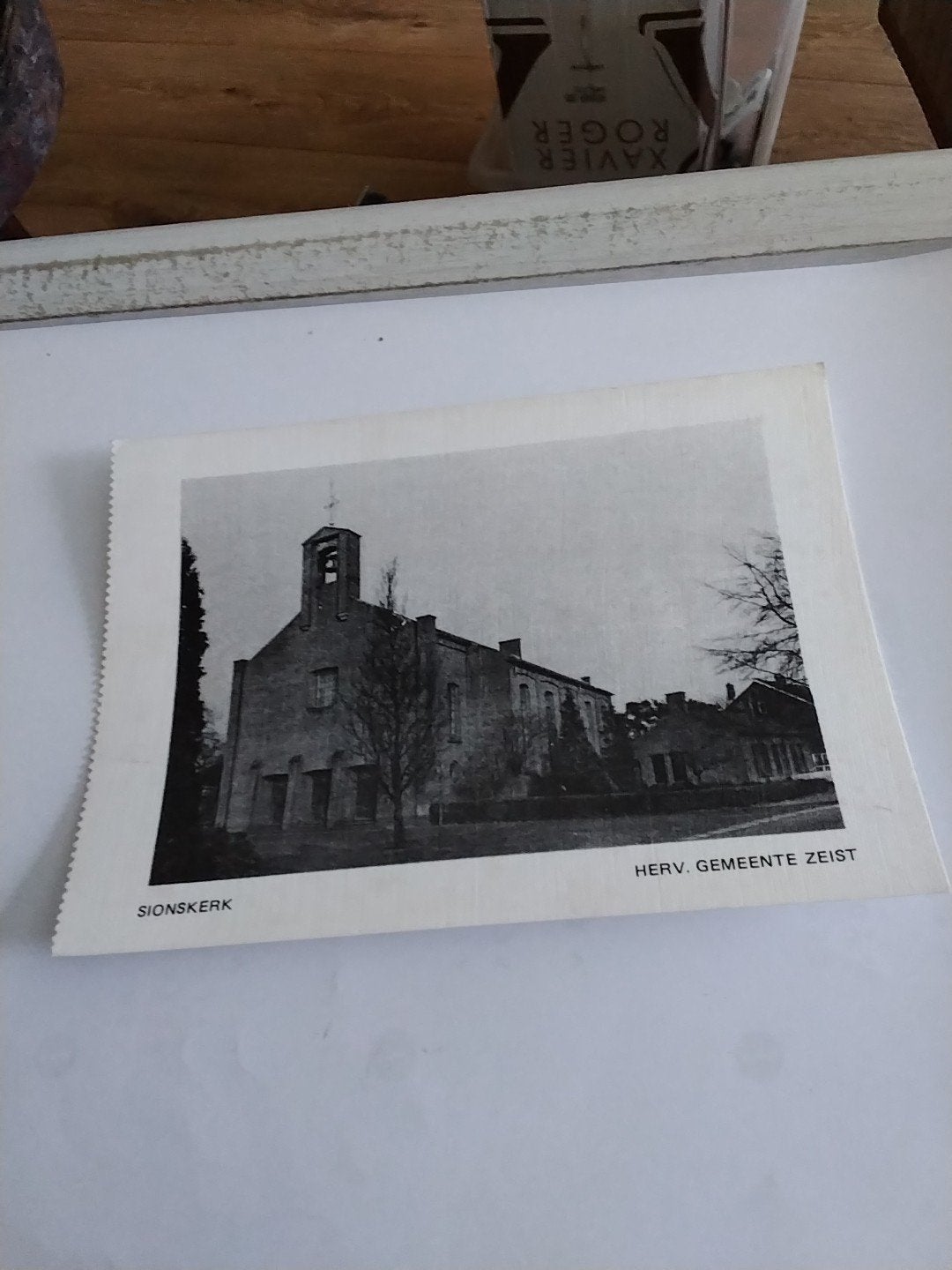 Oude ansichtkaart Sionskerk Zeist met brief 1979, Ophalen of Verzenden, 1960 tot 1980, Ongelopen, Utrecht