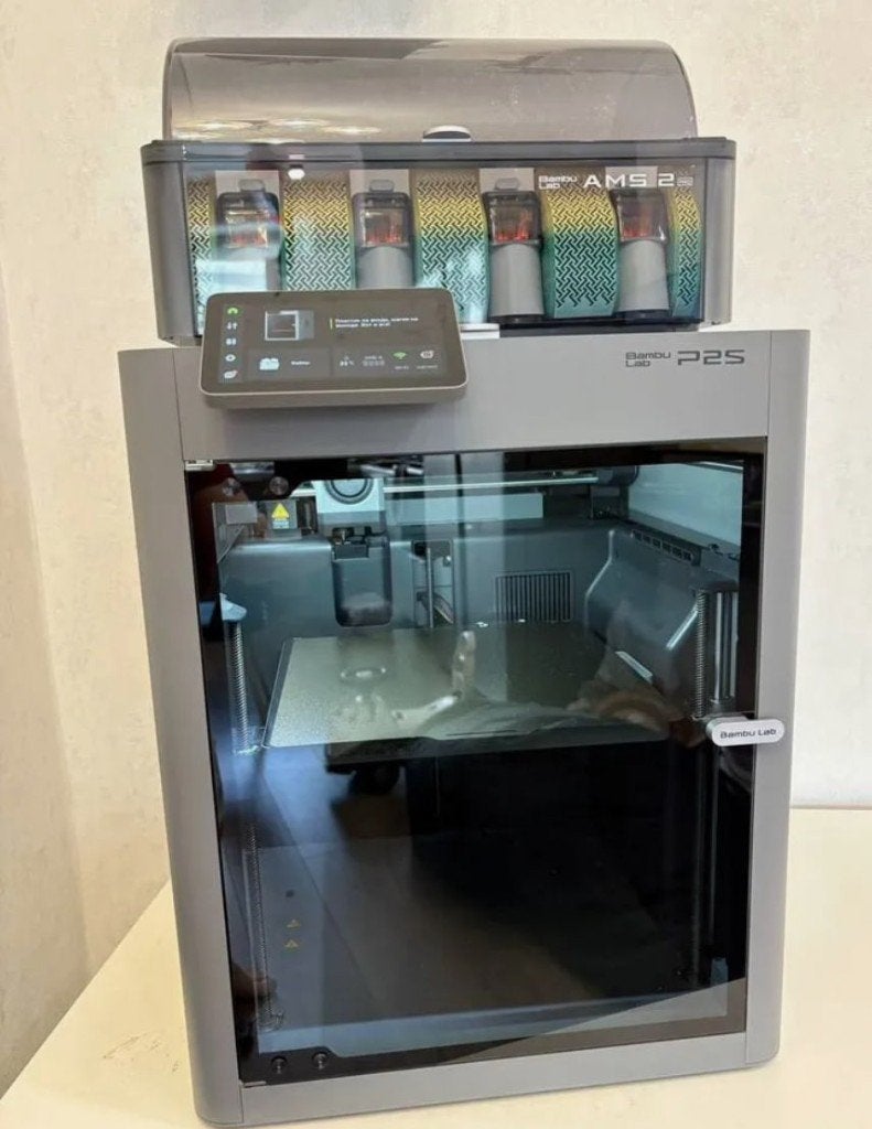 Bambu Lab P2S Combo EU (AMS 2 Pro EU) – 3D-printer, Computers en Software, Ophalen of Verzenden, Zo goed als nieuw, Filament, Ingebouwde Wi-Fi
