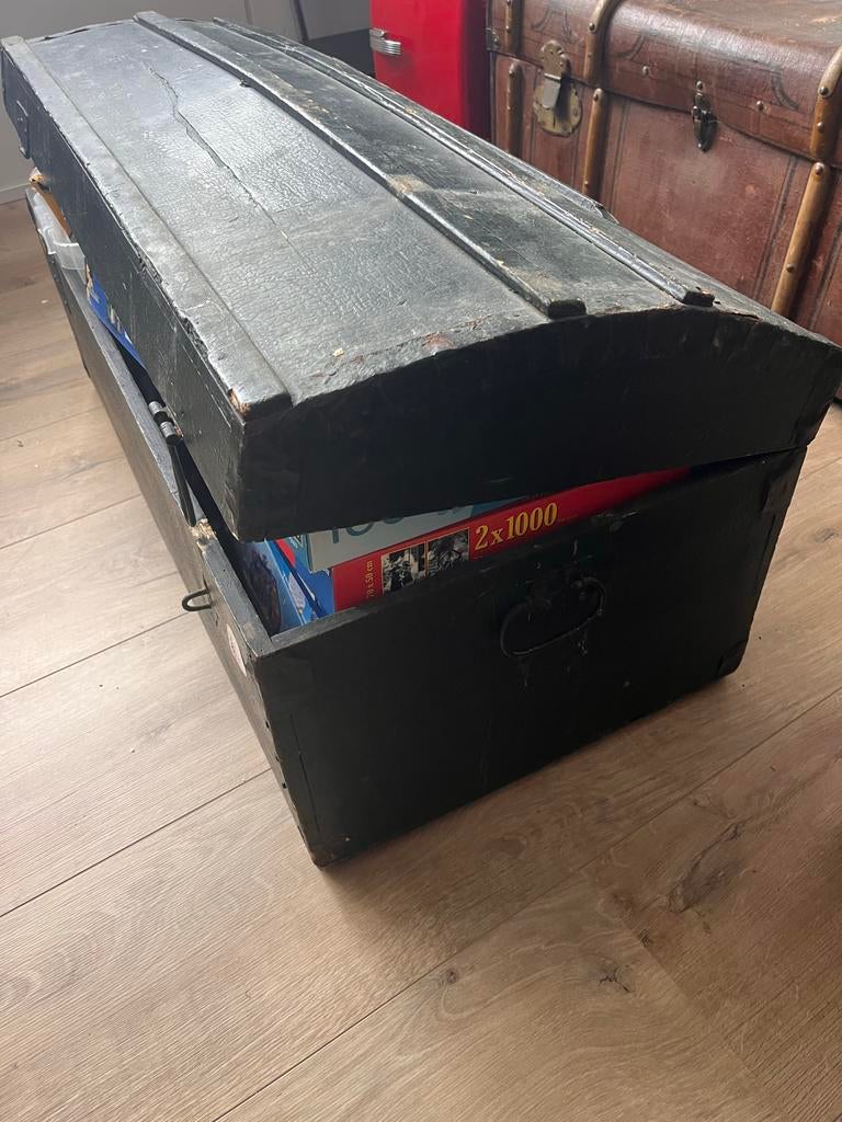 Antieke kisten en Koffers - Diverse Maten en Stijlen, Overige materialen, Gebruikt, 100 tot 150 cm, 50 tot 75 cm