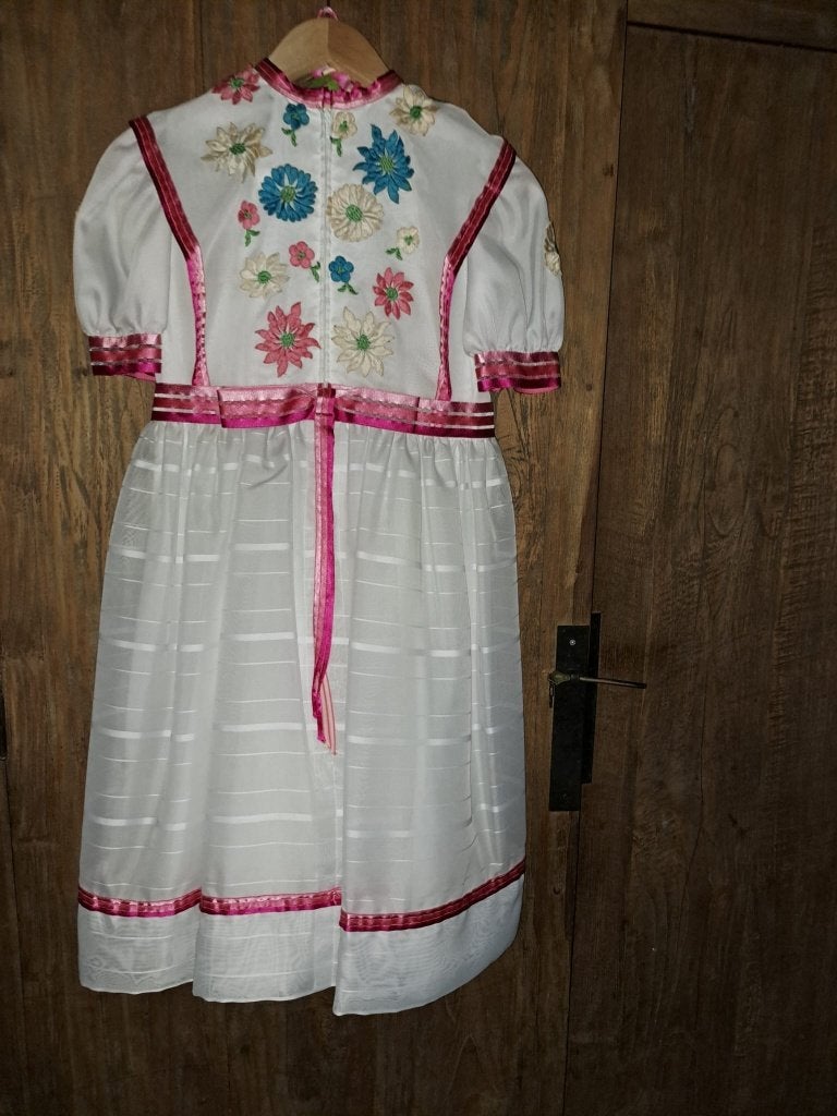 Vintage communiejurkje, begin jaren '80, Bruidshuis Pereboom, Antiek en Kunst, Ophalen of Verzenden, Kinderen, Bruidshuis Pereboom