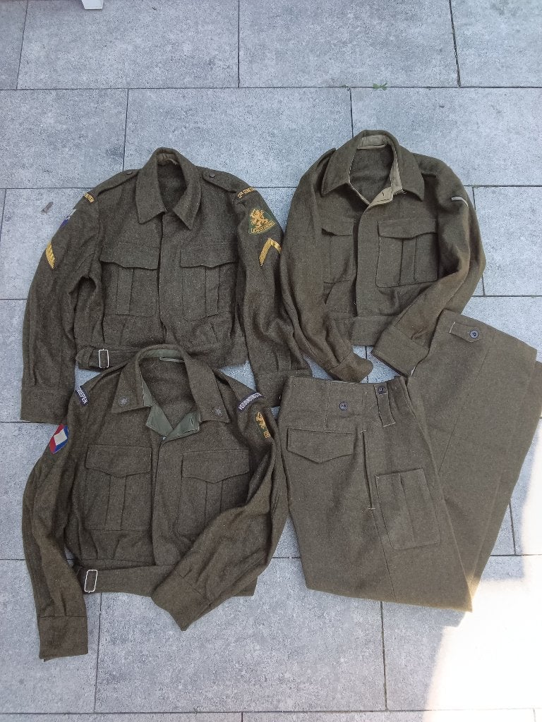 Lotje M.v.o. jasjes en broek landmacht, jaren 50/60, Verzamelen, Militaria | Algemeen, Ophalen of Verzenden, Landmacht, Nederland