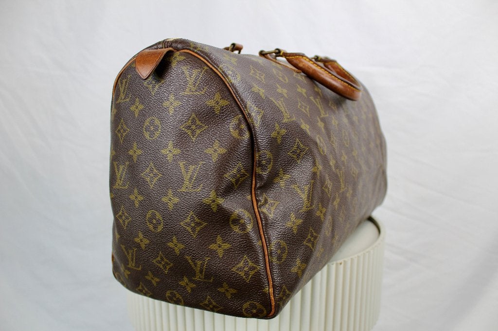 Louis Vuitton Speedy 40 - 1222, Gebruikt, Bruin, Ophalen of Verzenden, Louis Vuitton