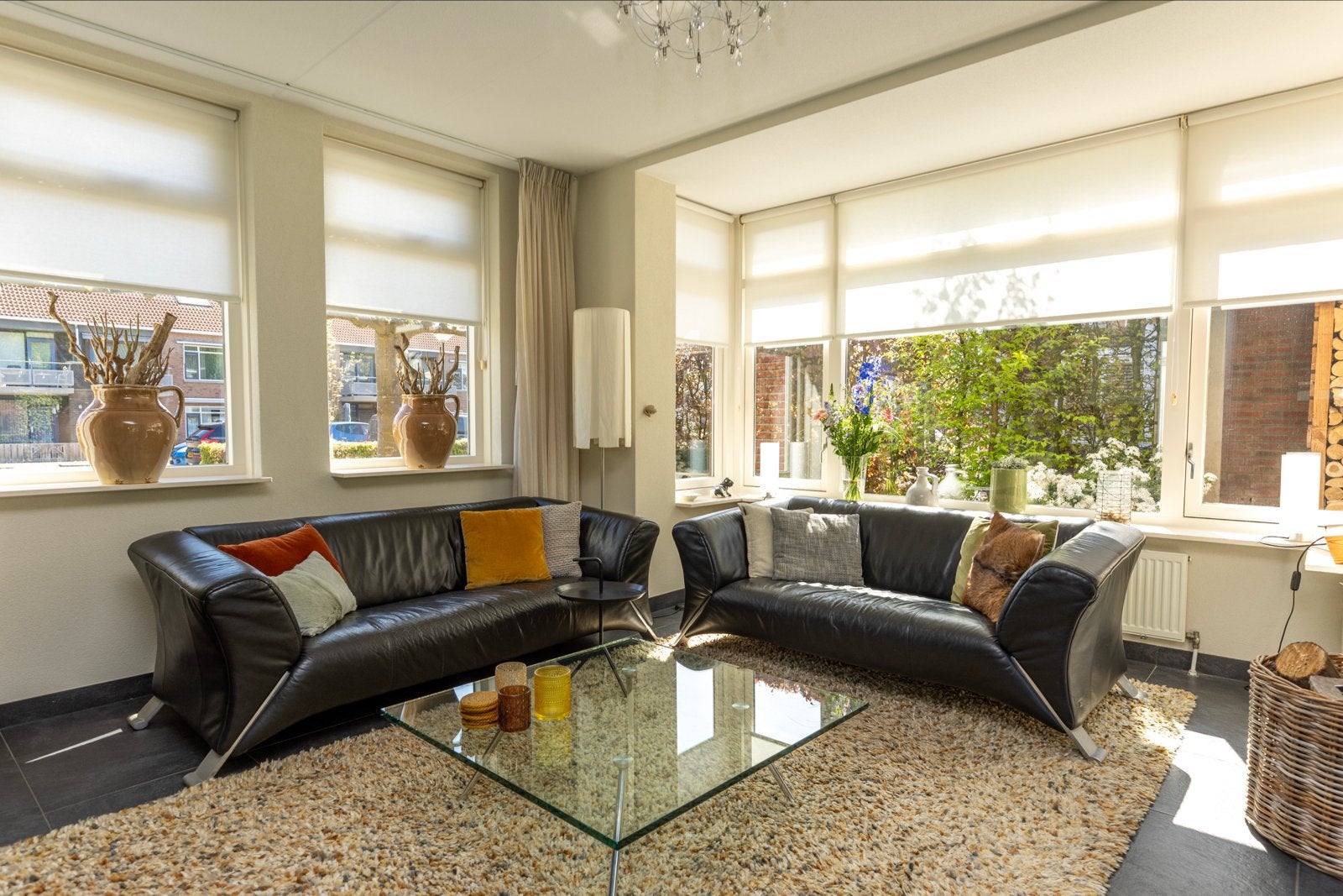 Wollen vloerkleed 2,15 x 3,70 m, Huis en Inrichting, Stoffering | Tapijten en Kleden, Gebruikt, Beige, Ophalen of Verzenden, 200 cm of meer