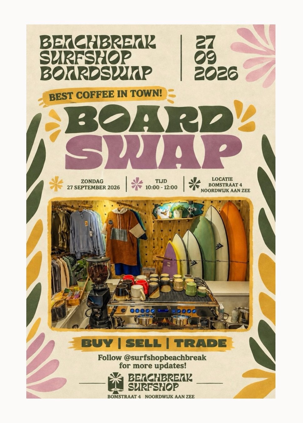 BOARDSWAP EVENT BEACHBREAK SURFSHOP, Ophalen, Zo goed als nieuw, Overige typen