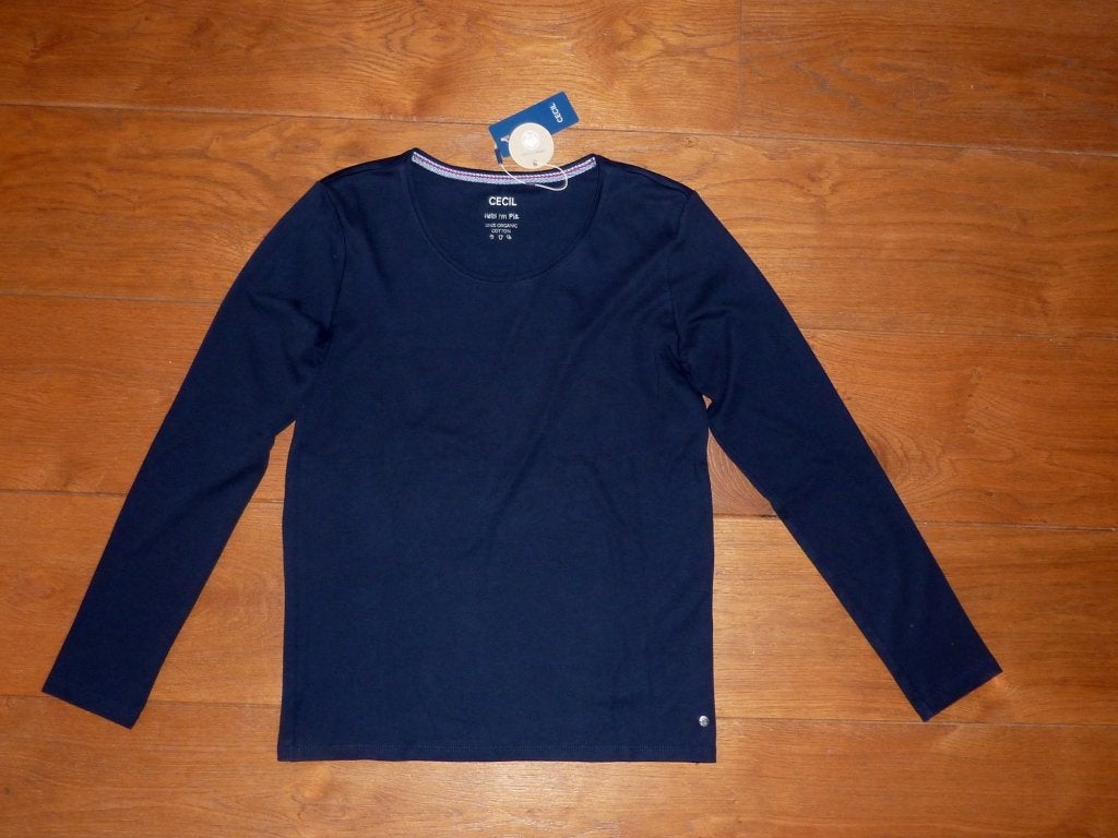 Nieuwe Cecil longsleeve – maat M, Maat 38/40 (M), Blauw, Nieuw, Ophalen of Verzenden