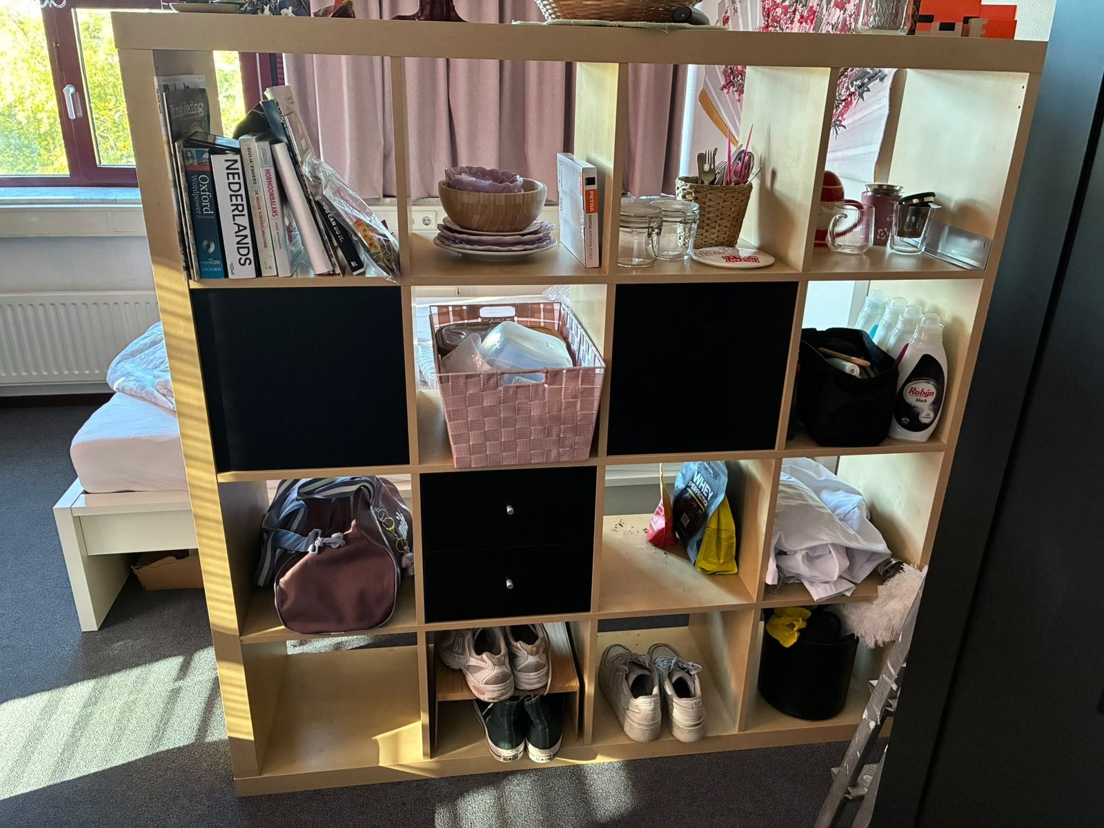 Ikea Kalax vakkrn kast met lades en deurtjes, Ophalen, Zo goed als nieuw, Minder dan 150 cm, Minder dan 100 cm
