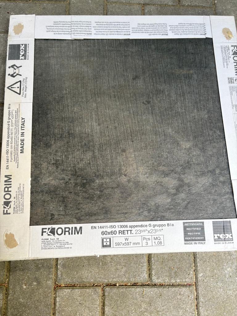 Keramische tegels, Doe-het-zelf en Verbouw, Tegels, Ophalen, 60 cm of meer, Nieuw, Minder dan 5 m²