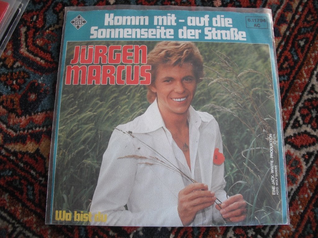 Jurgen Marcus - Komm mit auf die Sonnenseite der Strasse., Ophalen of Verzenden, Zo goed als nieuw, Pop