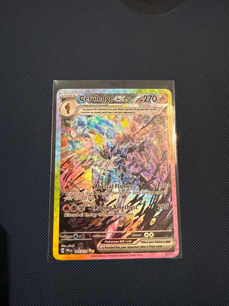 Ceruledge Prismatisch Perfecte Staat 147/131 Pokémon Kaart, Ophalen, Zo goed als nieuw, Losse kaart, Foil