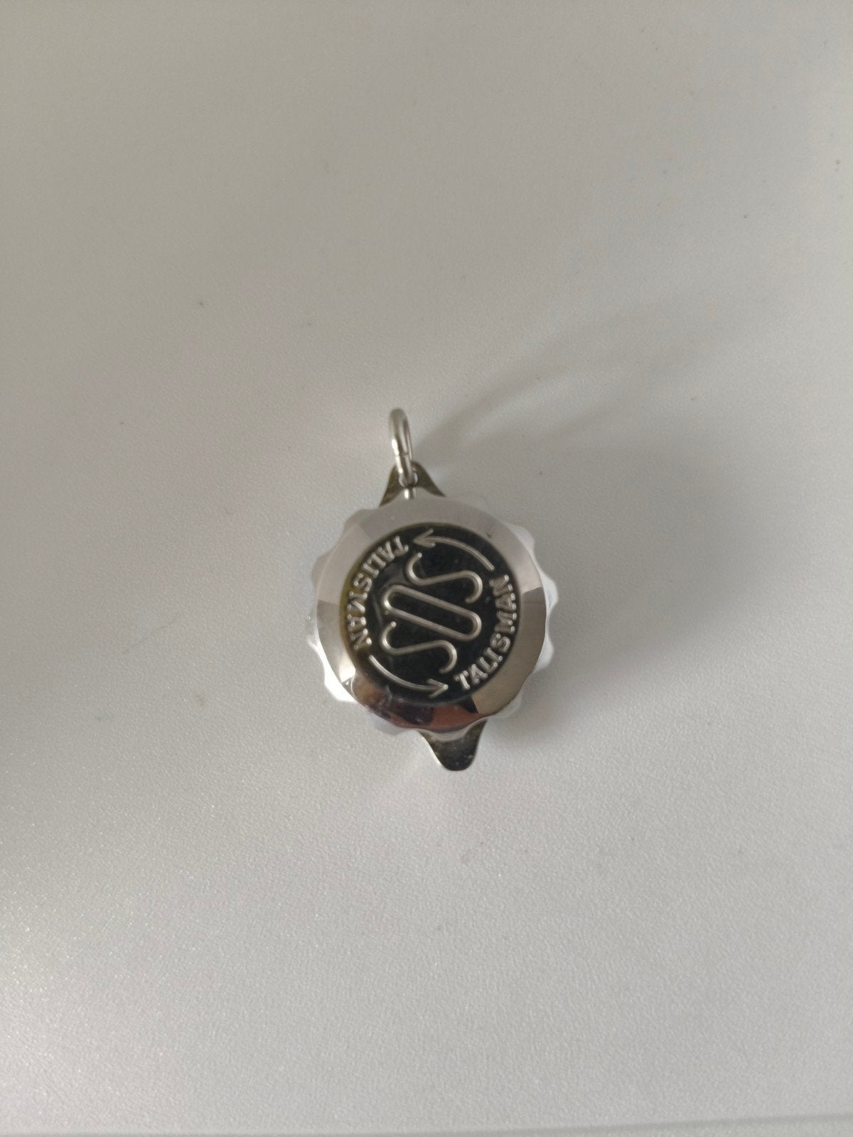 SOS Talisman medische ID-hanger RVS Steenbok, Verzenden, Gebruikt