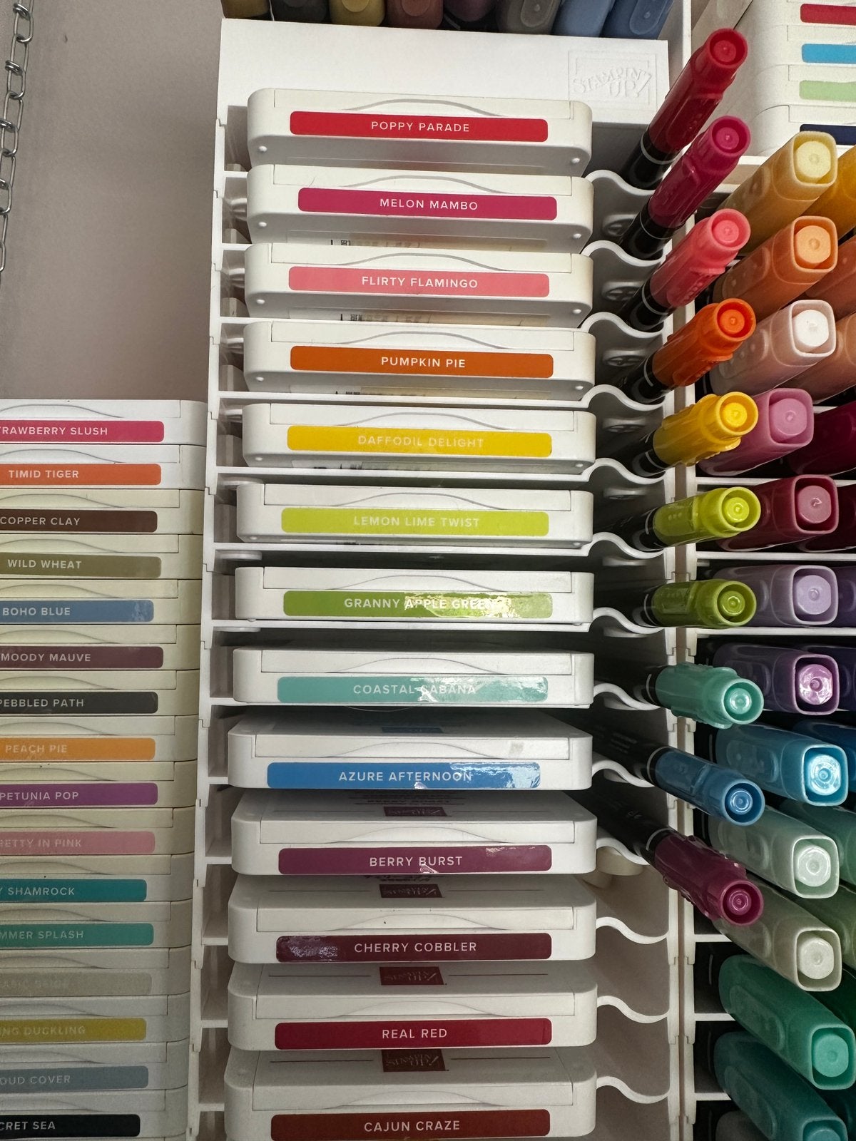 Stampin Up markers, inkt en navullingen, Hobby en Vrije tijd, Ophalen, Zo goed als nieuw, Inkt, Foam of Stempelhouder