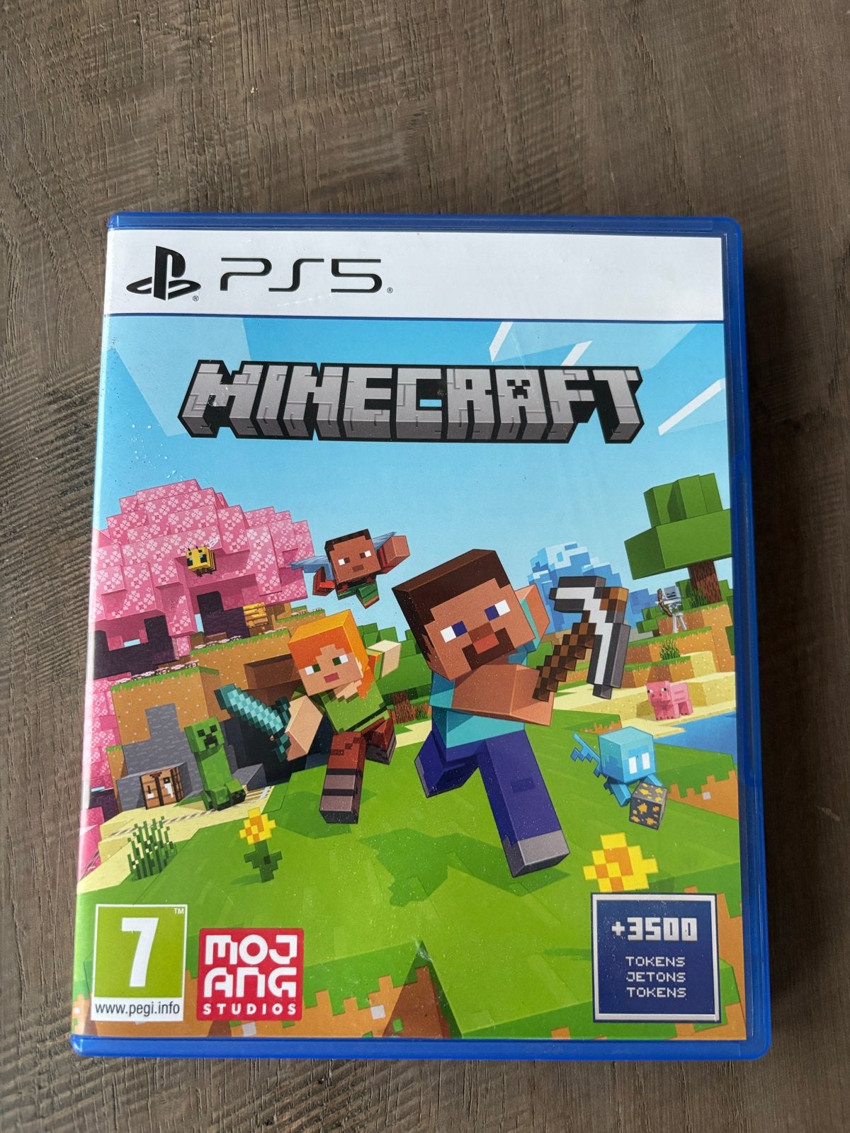 Minecraft PS5 - Nieuwstaat met 3500 tokens, Ophalen, Eén computer, Zo goed als nieuw, 3 spelers of meer