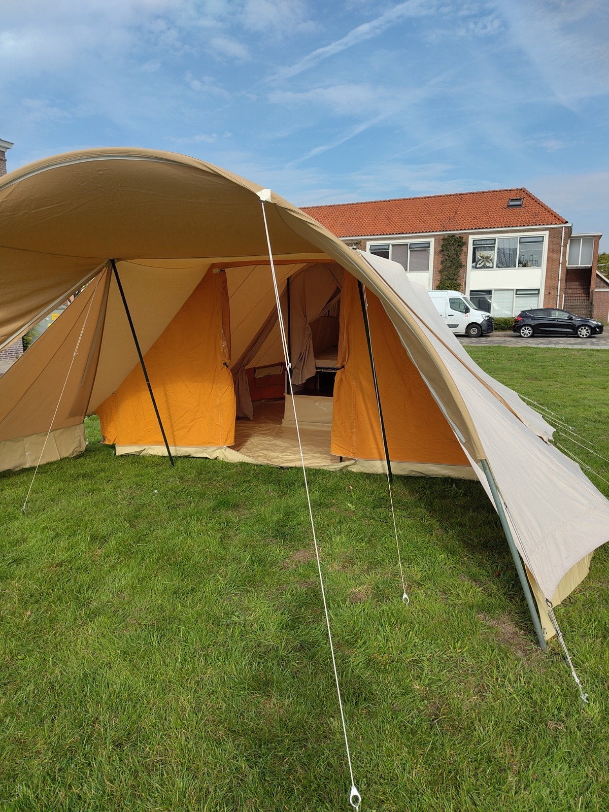 Vouwwagen Smitveld Ruebist (4 personen), Ophalen, Tot en met 4, Smitveld, Beige