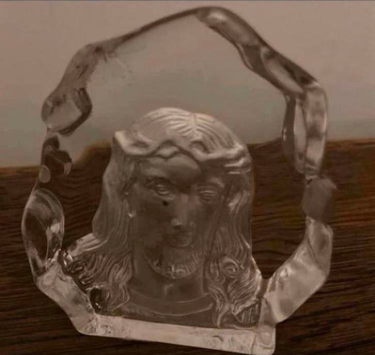 Onze Lieve Heer , mooi in glas …, Ophalen of Verzenden
