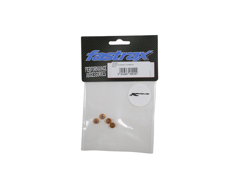 FASTRAX M3 GOLD FLANGED LOCKNUTS 4PCS FTM3GF, Ophalen of Verzenden, Nieuw, Overige schalen, Onderdeel