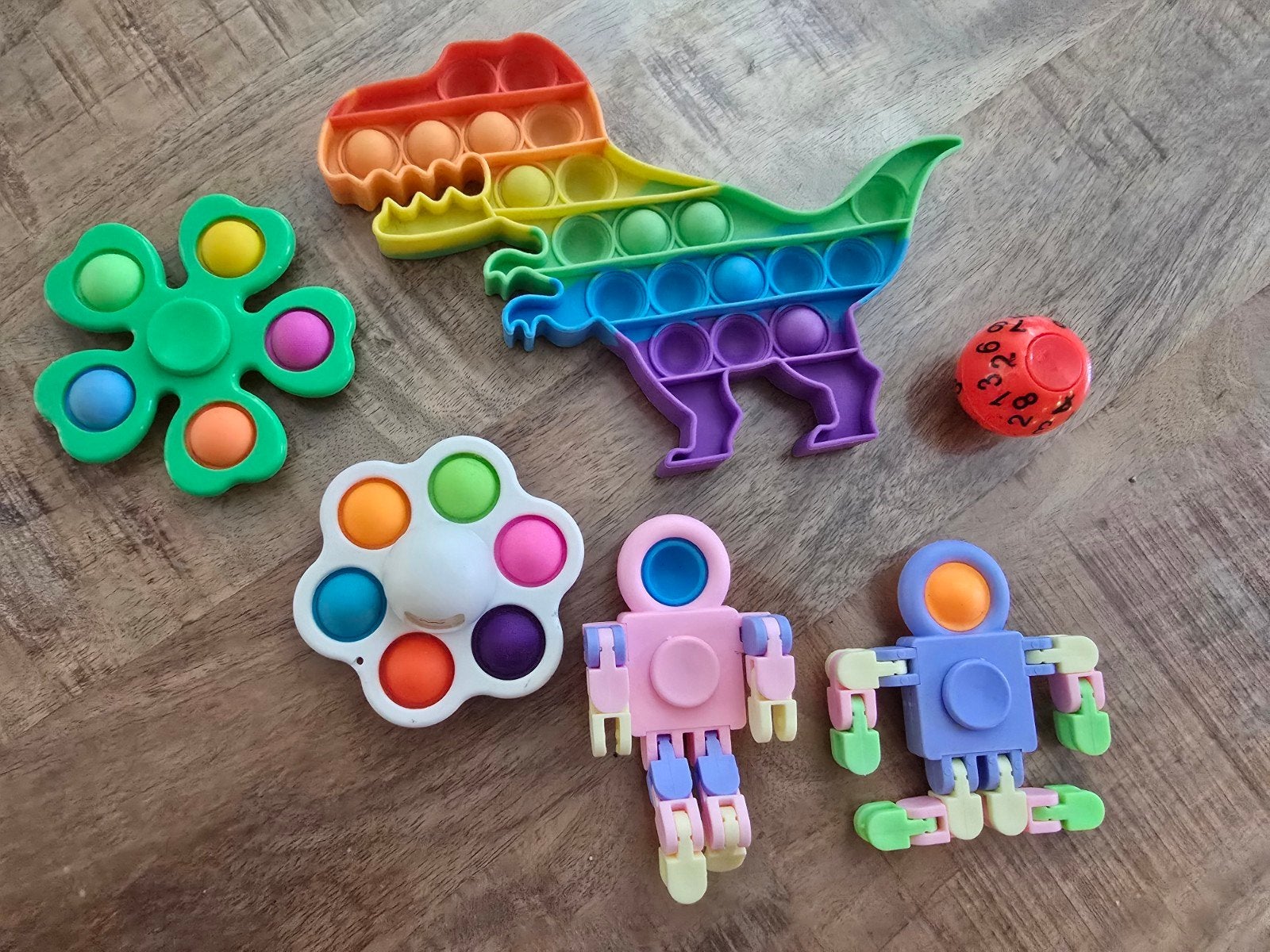 Leuke Fidget Toys Set - Pop-its, Fidget Spinners & Meer!, Ophalen of Verzenden, Zo goed als nieuw, Jongen of Meisje