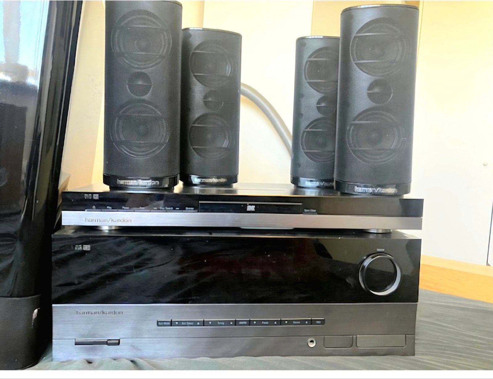 Harman Kardon Home Cinema Set, 70 watt of meer, Zo goed als nieuw, Dvd-speler, Ophalen